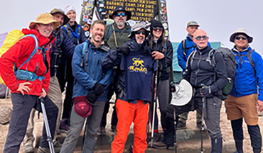 Climbing up Mount Kilimanjaro for street kids